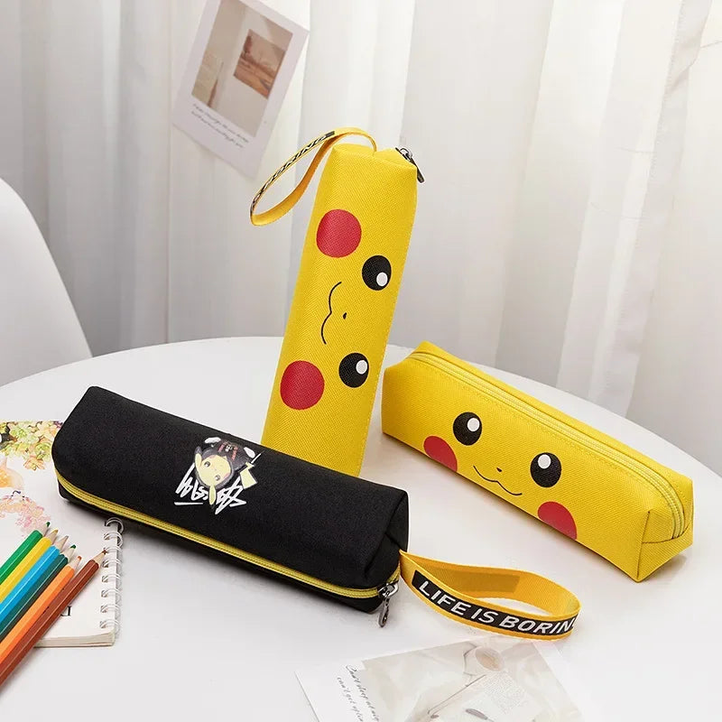 ⚡ Trousse Pikachu Pokémon – Jaune ou Noire